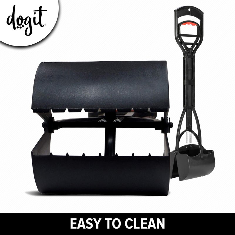 Dogit Jawz Dog Waste Scooper, Dog Pooper Scooper for Easy Pavement Pick Up, D128 - Image 4